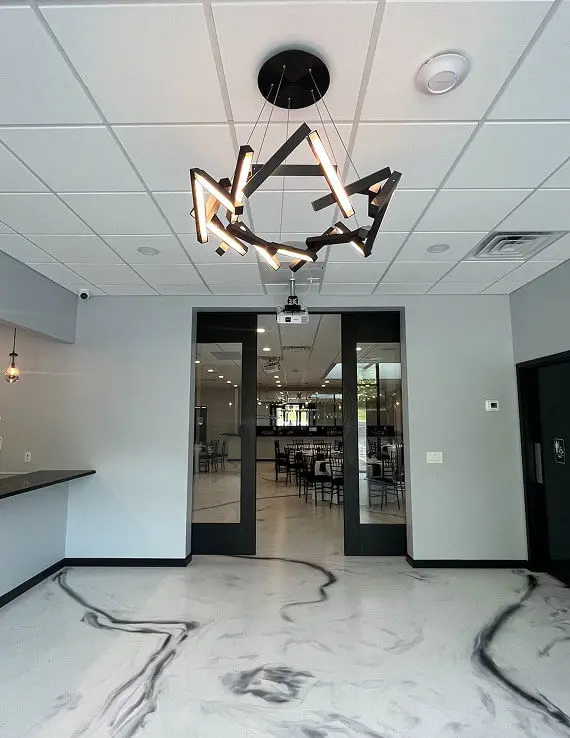 Contemporary event space entrance