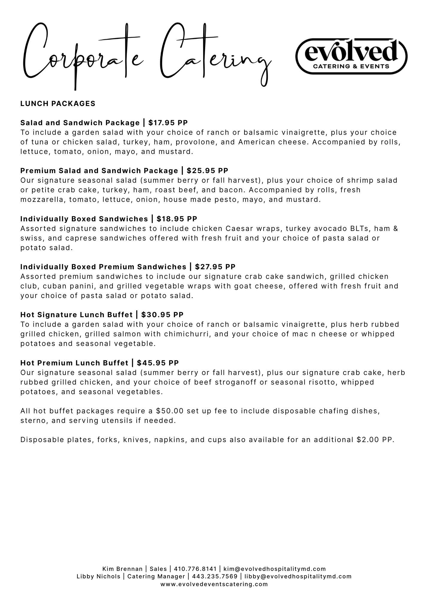 Corporate Catering
