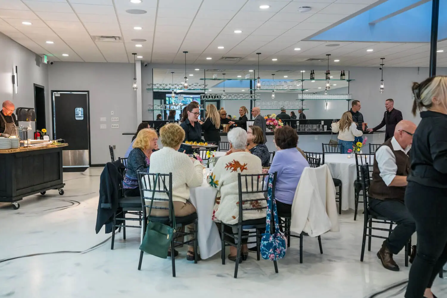 Event catering service guests