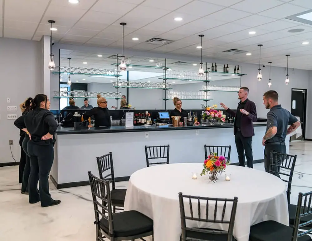 Event venue with bar service