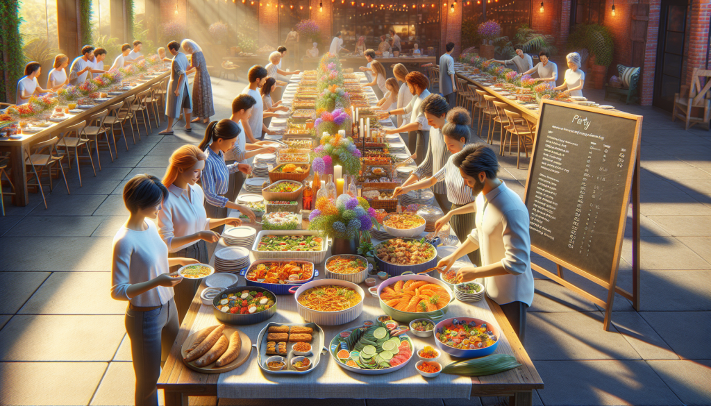 how do you estimate food for a party?